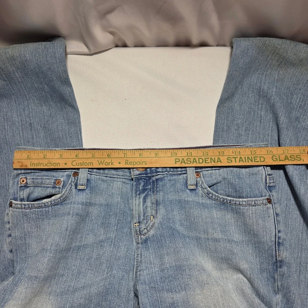 American‎ Eagle Vintage Y2K Low Rise Bootcut Jeans Light Wash Hipster Fit 8 Reg